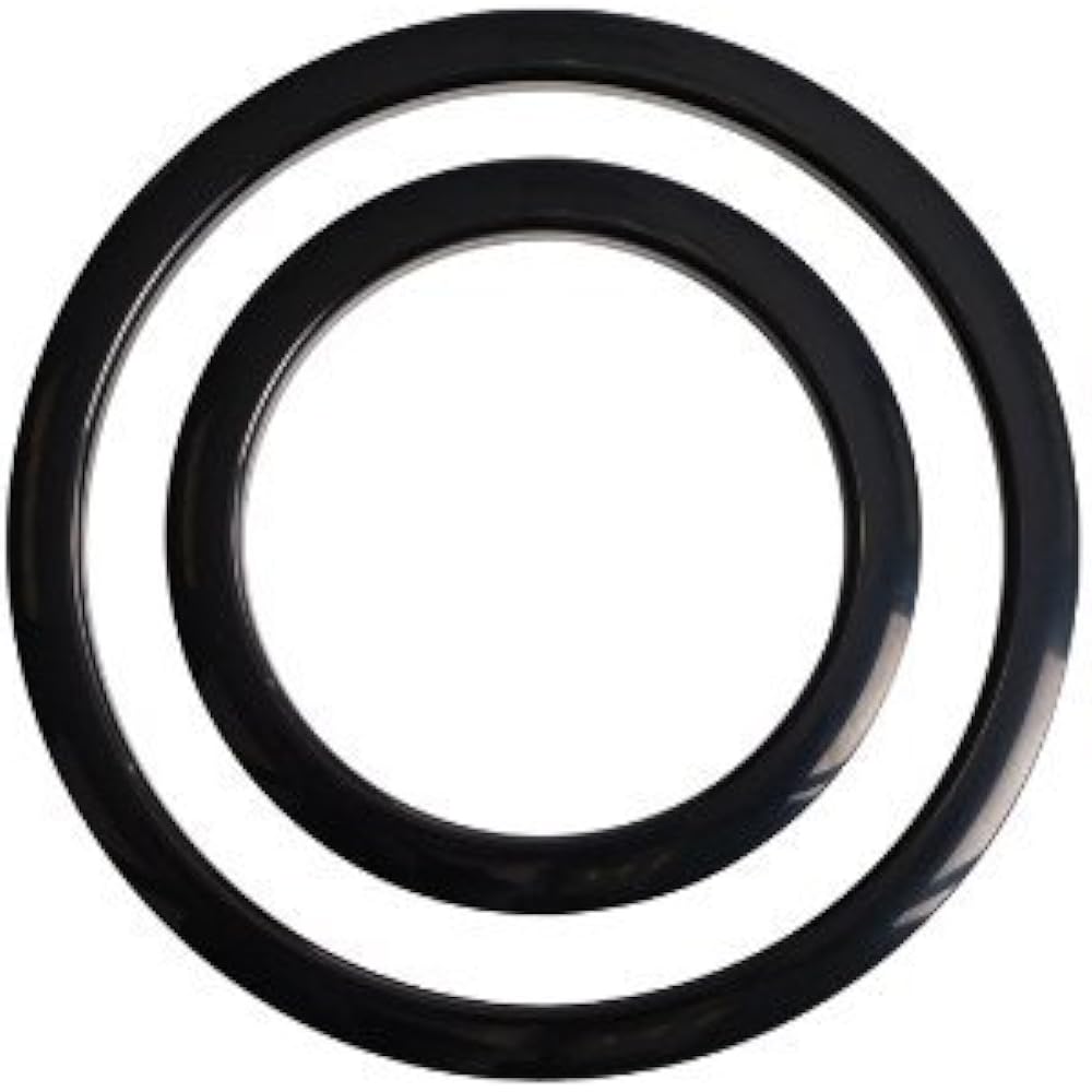 Gibraltar SCGPHP4B Port Hole Protector 4Inch Black Finish Musical