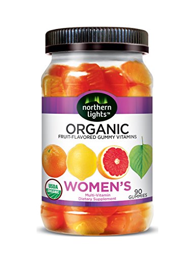 Northern Lights Women’s Organic Complete Gummy Multivitamins, 90 Count (30 Day Supply)