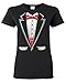 Shop4Ever Tuxedo Funny Women's T-Shirt Funny Shirts