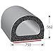 Trim-Lok D-Shaped Rubber Seal – .562” Height.75” Width, 25’ Length – EPDM Foam Seal with BT (3M) High Strength Bonded Tape System, Door/Window Weather Seal for Cars, Trucks, RVs, Boats