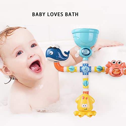 Baby Bath Tub Toys Shower Suction Cup Water Toddler Toys Set Pool Toys