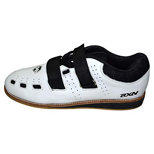 RXN Weightlifting Shoes 9 White-Black