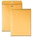 Quality Park 9 x 12 Clasp Envelopes, Clasp and Gummed Closures for Storing or Mailing, Extra Heavy-Duty 32 lb Kraft Paper, 100 per Box (QUA37790)