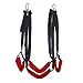 Adult Sex Swing Bondage Restraint BDSM Sex Toy with Steel Triangle Frame Love Slings for Adult Couples with Adjustable Straps (Red, 440lbs)