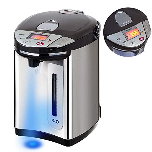 Click Here to See More Images Secura Electric Water Boiler and Warmer LCD Digital Control w/ Night light, 18/10 Stainless Steel Interior (4 Quart)