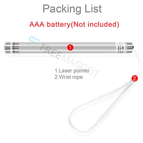 FreeMascot Red Light Line Beam Presenter Pen with Hand-free Tail Switch (Red) - Thumbnail 5