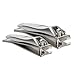 HUIRUI Nail Clipper Set, Fingernail, Toenail, Stainless Steel