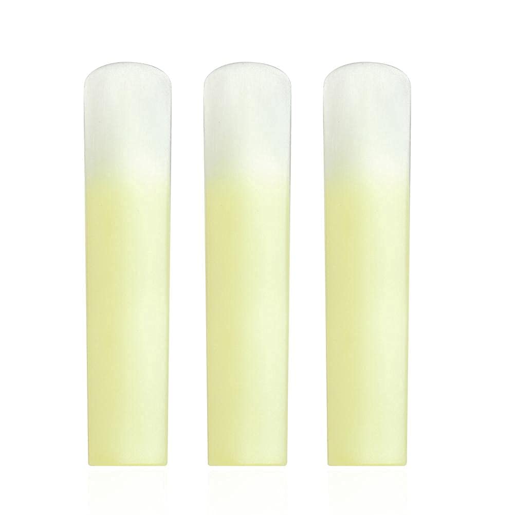 Stylebest 3PCS Clarinet Reeds, Strength 1.5/2.0/2.5 Clarinet Resin Reeds