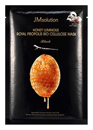 JM Solution Honey Luminous Royal Propolis Bio Cellulose Mask Black - Pack of 10 - //coolthings.us