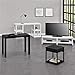 Ameriwood Home Parsons End Table with Drawer, Black