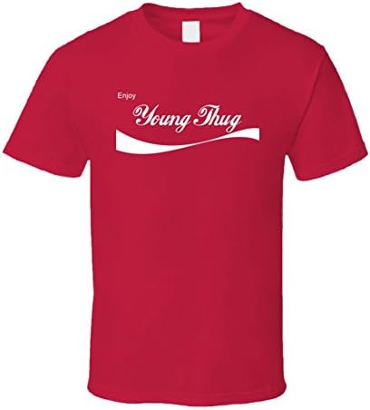 Young Thug Enjoy Young Thug Rap Hip Hop T Shirt L Red