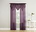 No. 918 Erica Crushed Voile Ascot Beaded Sheer Rod Pocket Curtain Valance