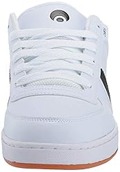Osiris Men's Relic Skate Shoe, White/Black/Gum, 14