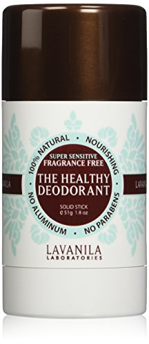 Lavanila the Healthy Deodorant Fragrance Free Super Sensitive,  1. 8 oz