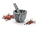 RSVP International RSVP Marble Mortar and Pestle, Grey ,Gray ,8-oz.