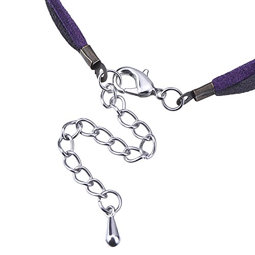 Outus 600 Pieces 2 Size Iron Fold Over Cord Ends Jewelry Findings for Leather - Thumbnail 2