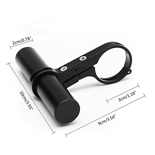 niceEshop Bike Bracket Handlebar Extension Headlight Camera Mount Bicycle Handlebar Extender with Aluminum Alloy Bracket Flashlight Headlamp, Speedometer Extension Installation Space Saver