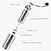 JOYSTAR Aerop Manual Bean Ceramic Conical, 3 Cup Coffee, Burr Drip French Press Aeropress Espresso Grinder Ha, 4.8'' x 4.8‘’ x 7‘’, Silver