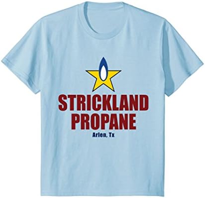 Kids Strickland Propane - Arlen Texas Yellow Star BBQ T-Shirt 10 Baby Blue