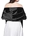 Baiweite Satin Shawl Wrap For Evening/Wedding Party