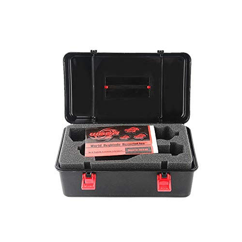 AutumnFall Portable Waterproof Box 8 in 1 Carrying Case Burst Battle Gyro Storage Box for Beyblade Burst Spinning Top (A)