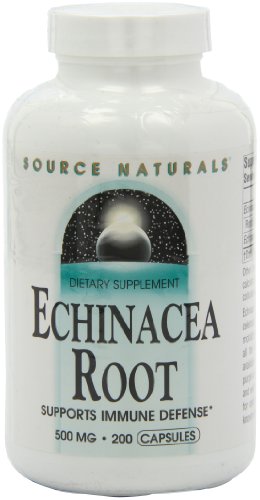 UPC 021078015963, Source Naturals Echinacea Root 500mg, 200 Capsules