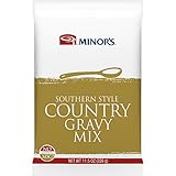 Minor's Southern Style Country Gravy Mix, Instant Gravy, Just Add Water, Bulk and Foodservice Use, 11.5 oz. Packet