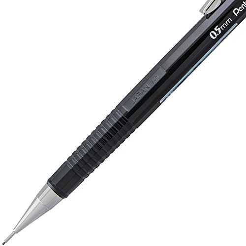 Pentel-P205BP2-K6-Sharp-MechanicalAutomatic-Pencil-05mm-Black-2-Count-Pack-of-1-Packaging-May-Vary