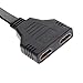 Yi-Ya HDMI Cable 1080P HDMI Spliter Cable Port Male to 2 Female 1 in 2 Out Splitter Cable adaptater in HDMI HD, LED, LCD, TV 30CM