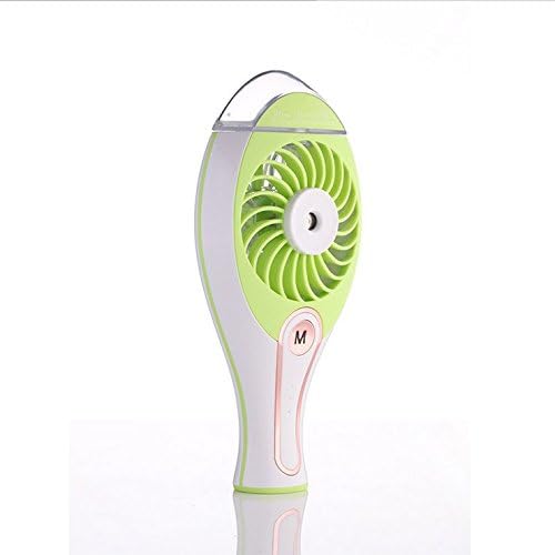 NUOKIM USB Misting Fan with Personal Cooling Humidifier Portable Mini Fan (Green)