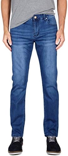 Mugsy Jeans - Lake Shores - Medium Light Blue Jeans - Super Flexible, Comfortable, Soft