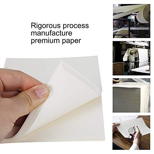 A5 Refill Paper Refillable Paper Unlined Blank Filler Paper Loose Leaf Paper 6-Holes Inserts 135 Sheets 270 Pages - Thumbnail 3