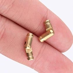 20pcs Invisible Brass Barrel Hinges, Small Hinges