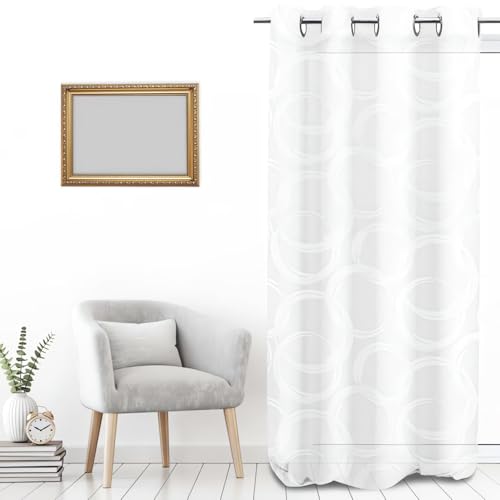 Soleil d'ocre, Voile à Oeillets 135x250 cm Circle