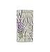 Moslion Lavender Hand Towel Violet Floral Leaves on Vintage Postcard Garden Flower Stamp Towel Soft Microfiber Face Hand Towel Kitchen Bathroom for Kids Baby Men 15x30 Inch Purple Beige