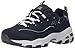 Skechers Sport Women's D'Lites Memory Foam Lace-up Sneaker,Me Time Navy/White,9.5 M US