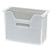 IRIS Desktop File Box, 6 Pack, Medium, Clear