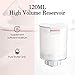 Ovonni Facial Steamer Nano Ionic Hot Mist Personal Home Sauna SPA Moisturizing Face Sprayer with Mirror, Professional Face Steam Machine for Acne Skin Unclog Pores, White
