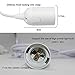 Pendant Light Sockets, Sopoby 4-Pack Hanging Lamp Socket for E26 / E27 Base Bulbs, 5.9ft Light Cord Kit with On/Off Switch, White