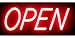 Optiva Ultra-Bright LED OPEN Sign, 19.5