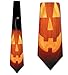 Three Rooker Happy Pumpkin Tie Halloween Ties Jack-O-Lantern mens Necktie
