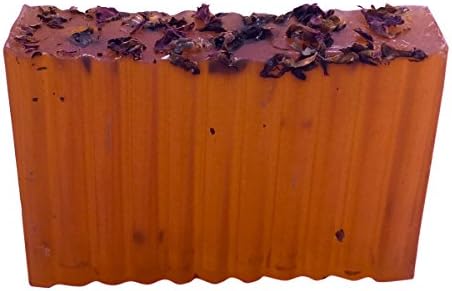 Rose Tangerine Zen Aromatherapy Soap - Natural Handmade Soap with 100% Essential Oils &amp; Rose Petal - One 5oz. Bar of Luxury Soap with NO Sulfates!