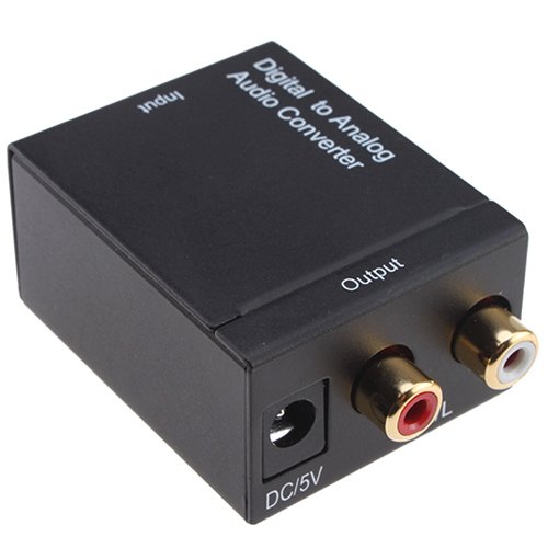 power dubai adapter Coax Analog Converter RCA Optical to Digital Image Audio