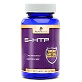 5HTP 200mg Time Release Appetite Suppressant and Control for Weight Loss Pills, Stress Relief and Mood Support Griffonia Simplicifolia Bean Extract 60caps