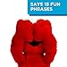 Sesame Street My Peek-A-Boo Elmo Plush Doll: Interactive Elmo Toy That Talks, for Toddlers & Preschoolers, Toy for Kids 18 Months Old & Up, Multicolor