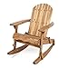 Christopher Knight Home Malibu Outdoor Acacia Wood Adirondack Rocking Chair, Natural Stained