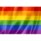 Rainbow Flag From SoCal Flags® 3x5 Foot Polyester Gay Pride Lesbian LGBTQ Banner - Durable 100d Material Not See Thru Like Other Brands - High Quality Weather Resistant