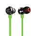 SoundPEATS M20_Green In-Ear Headphones Noise Cancelling Earphones Stereo Ergonomic Comfort-Fit Earbuds with Microphone, Green