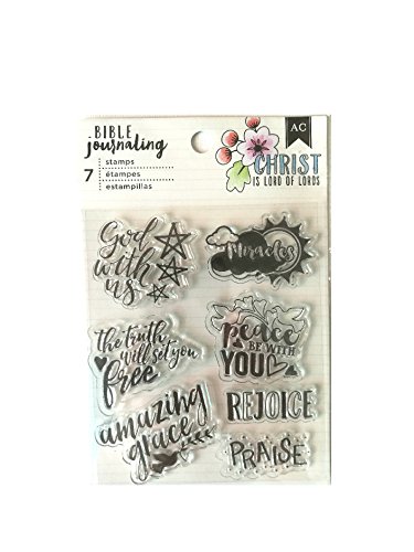 American crafts 7 piece stamps bible journaling scrapbo…