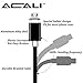 ACALI 3 Pack Magnetic Lighting USB Charging Data Transmission Cable Type C Nylon Braided Sync Cord Micro USB Cable with High Speed Data Transfer for iOS Iphone Android